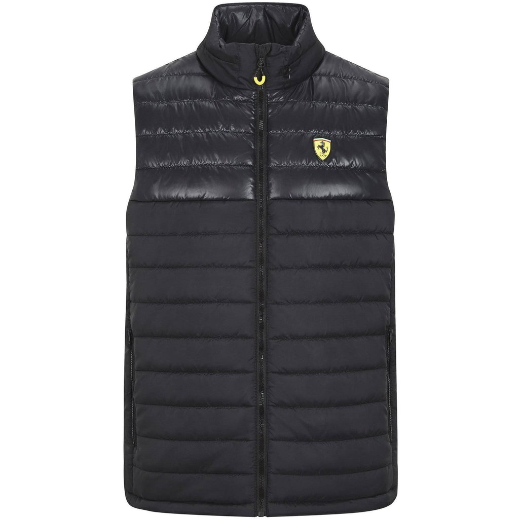Black Red Padded Vest N9159