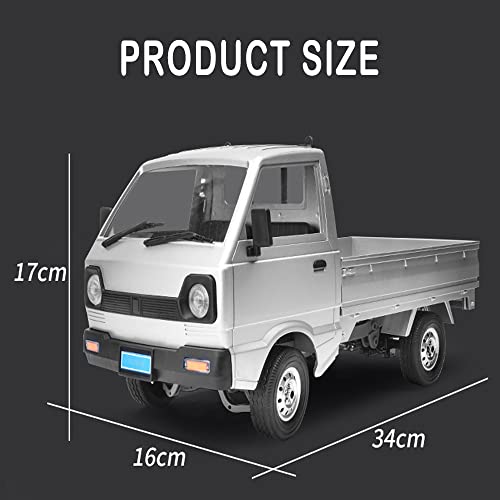 RC Car 1/10 2.4Ghz Off Road Drift Pickup Truck Crawler with Brushed Motor LED Headlights RTR F86251