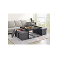 5 Piece Coffee Table Set with Raised Edges G70206