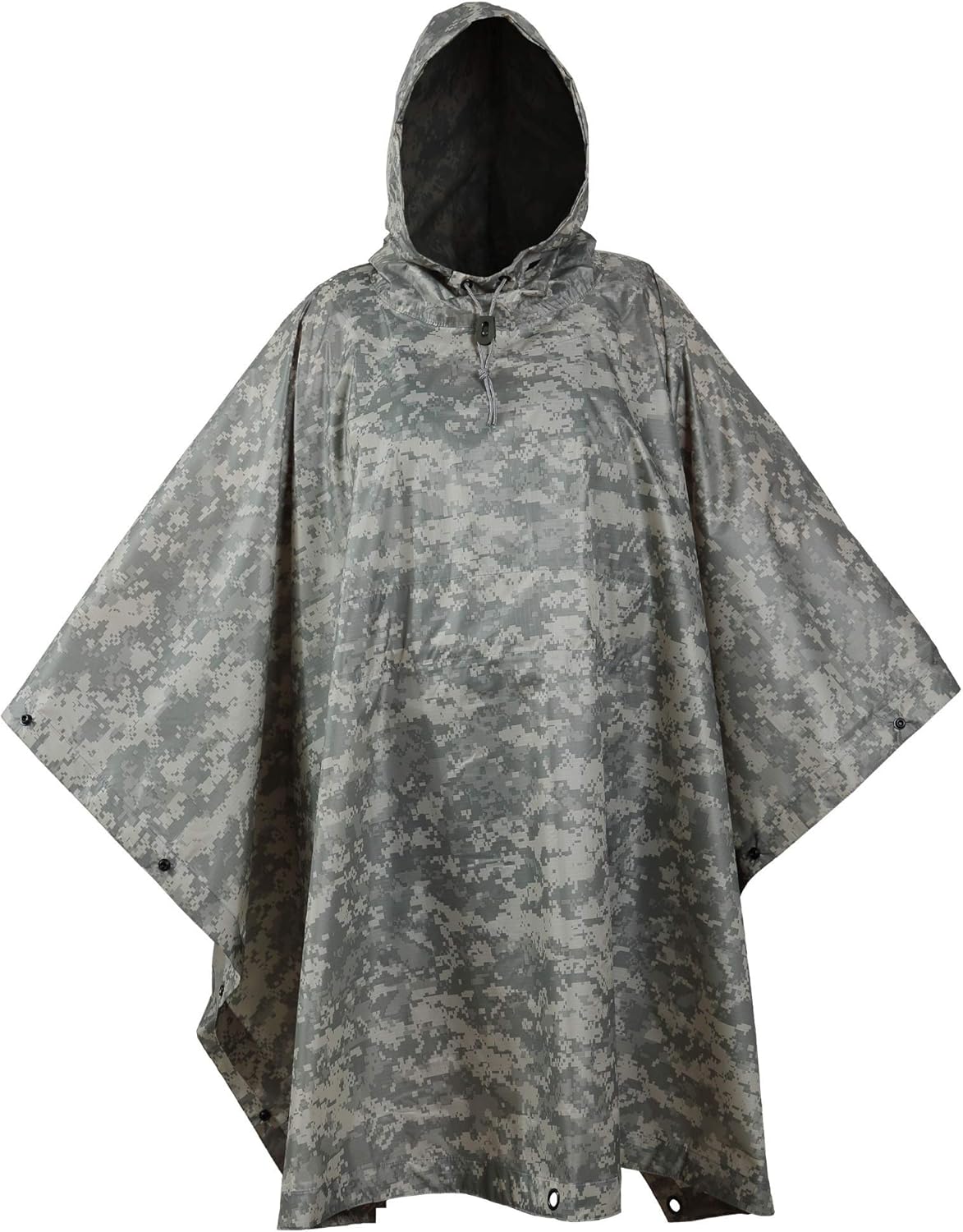 Camouflage Rip Stop Rain Poncho N1615