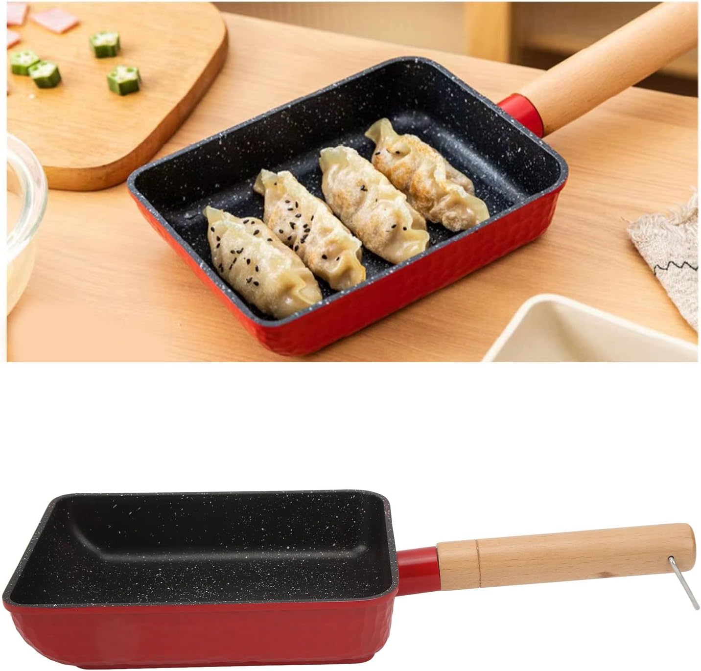 Red Non Stick Mini Frying Pan S310