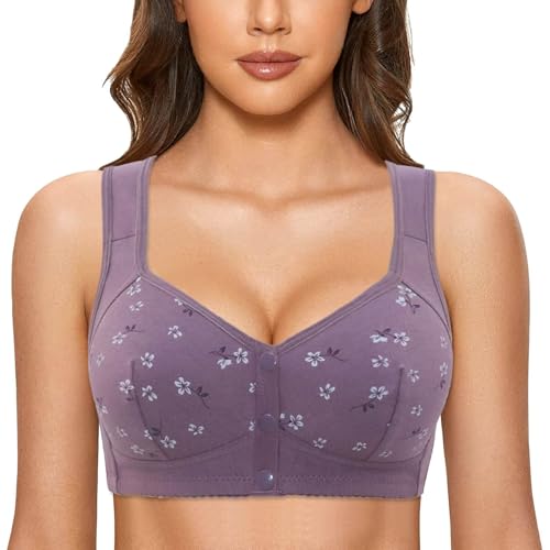 2 Pack Front Closure Wireless Lace Bra F217