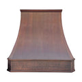 Light Hammered-Antique Copper Stainless Steel Kitchen Vent Hood Y1060