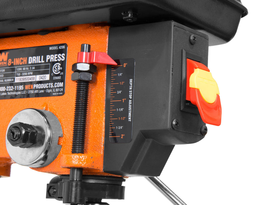 2.3-Amp 8-Inch 5-Speed Cast Iron Benchtop Drill Press X9842