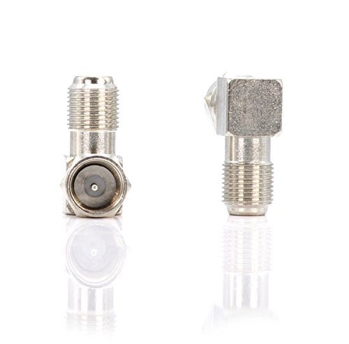 4 Pack 90 Degree Coaxial Cable Connector X7854
