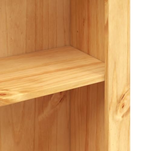 5-Tier Rustic Mexican Pinewood Bookcase R18155