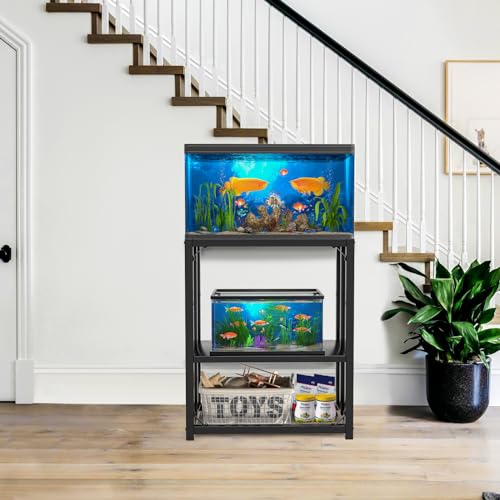 20 Gallon Metal Adjustable Fish Tank Stand Q4635