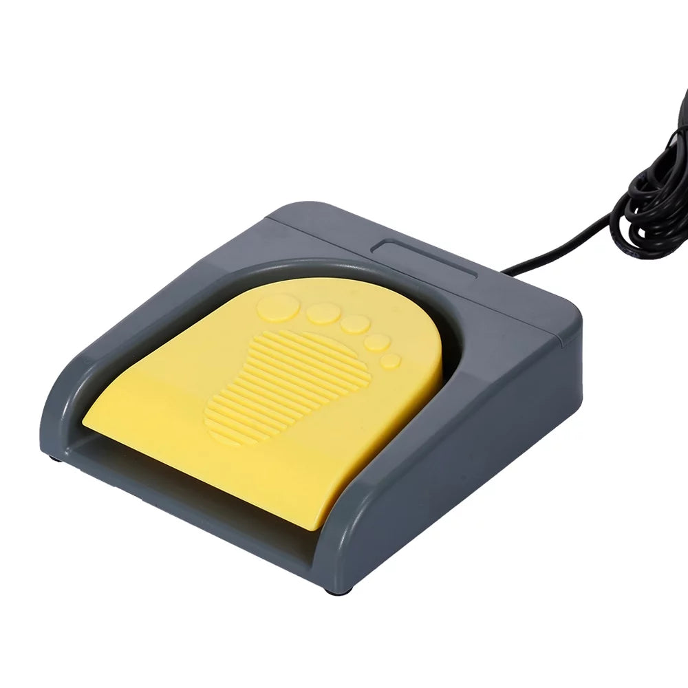 Grey USB Single Foot Switch Game Control Pedal J331105