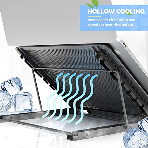 Black Foldable Portable Laptop Stand B58347