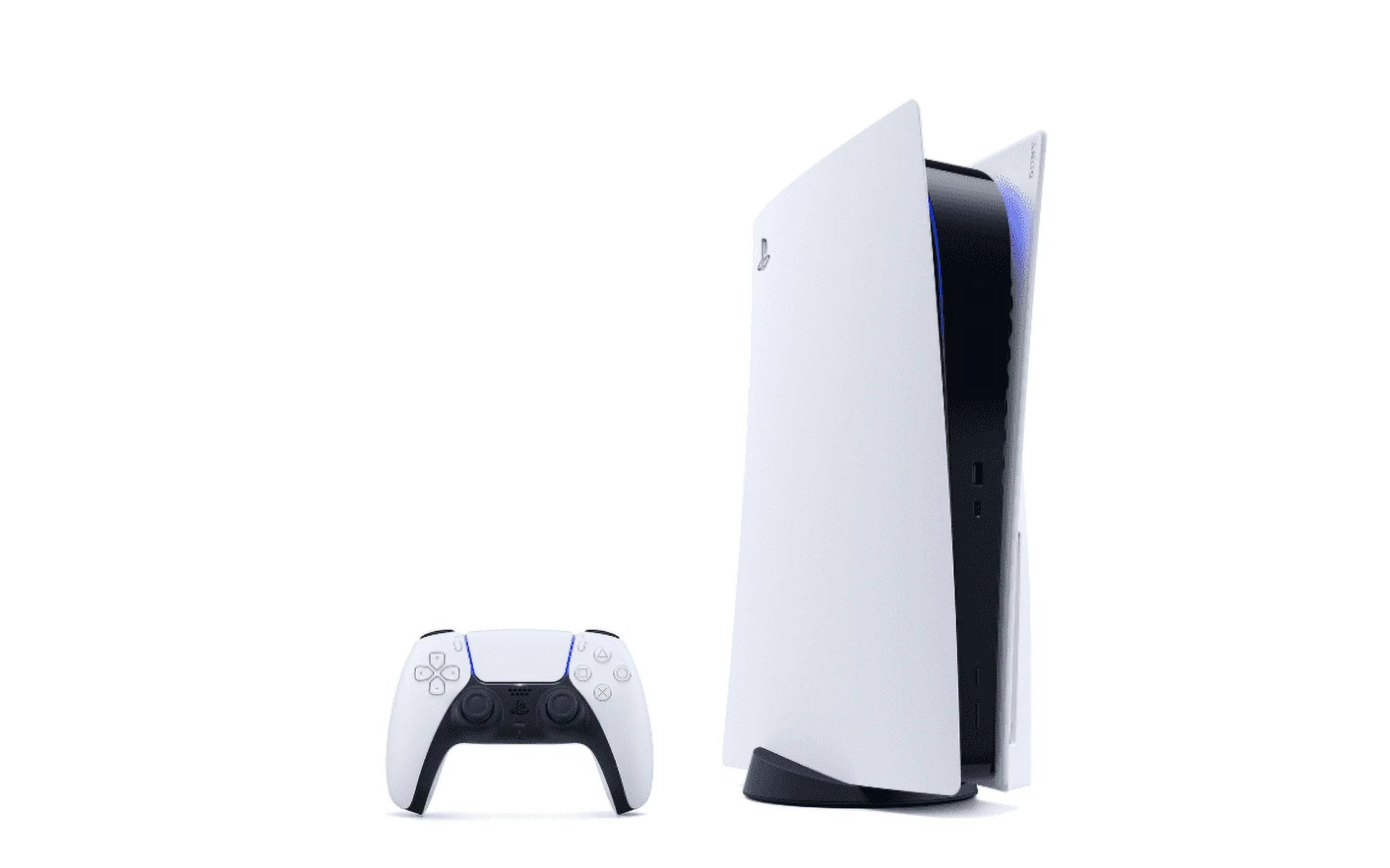 White PlayStation 5 Gaming Console with Wireless Controller X53674