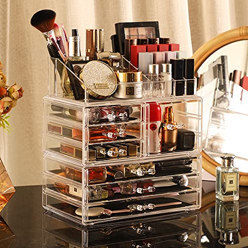 Clear Acrylic 11 Drawers Makeup Storage Organizer P35259
