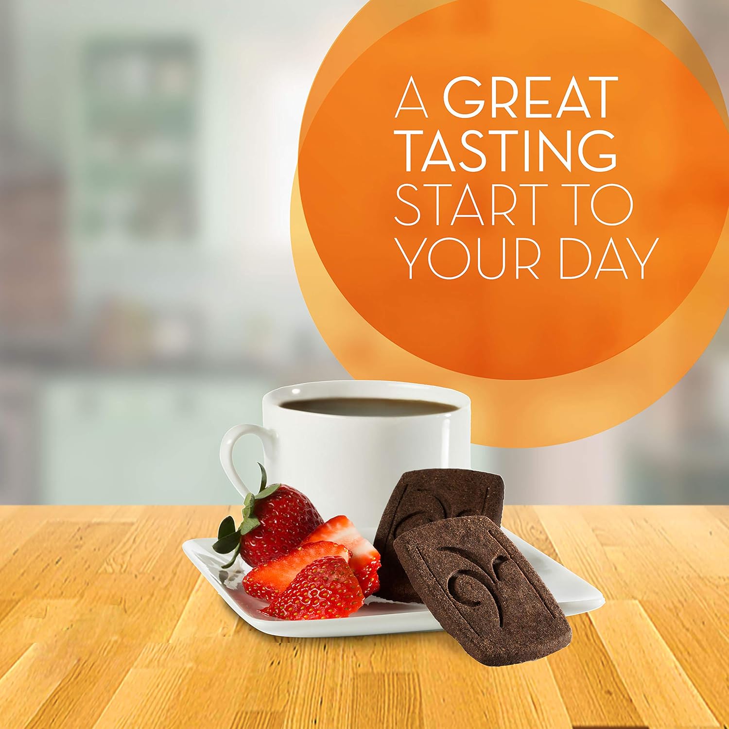 Chocolate Flavor Fiber Thins, 12 Servings D548