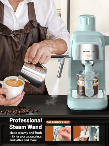 Compact 4 Cup Espresso Machine with Milk Frother D353