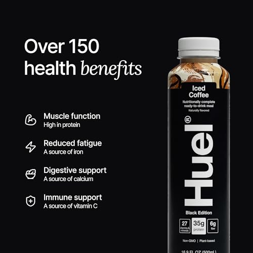 Chocolate Meal Replacement Drink, 20g Protein, 16.9 Fl Oz (12 Pack) A985