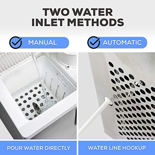 Stainless Steel Electric Countertop Ice Maker Machine W9489