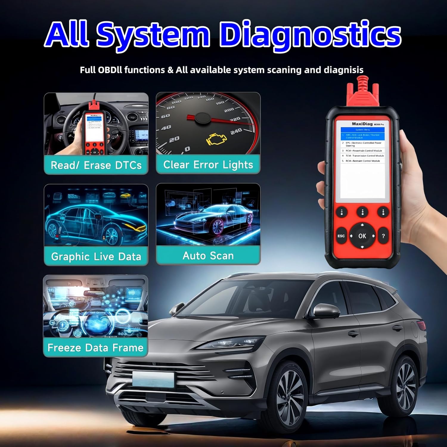 OBD2 Scanner Diagnostic Scan Tool G5118