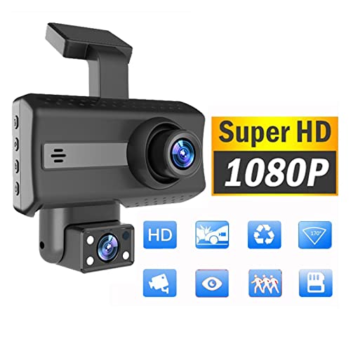2 Channel 1080P Dual Dash Cam with 3.0" IPS Screen M34427