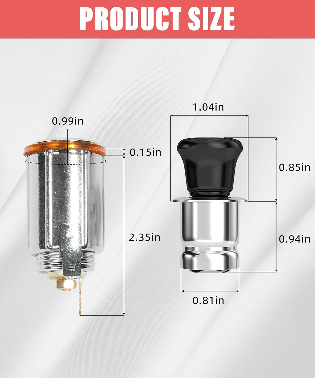 12V Car Cigarette Lighter with Cable V95299