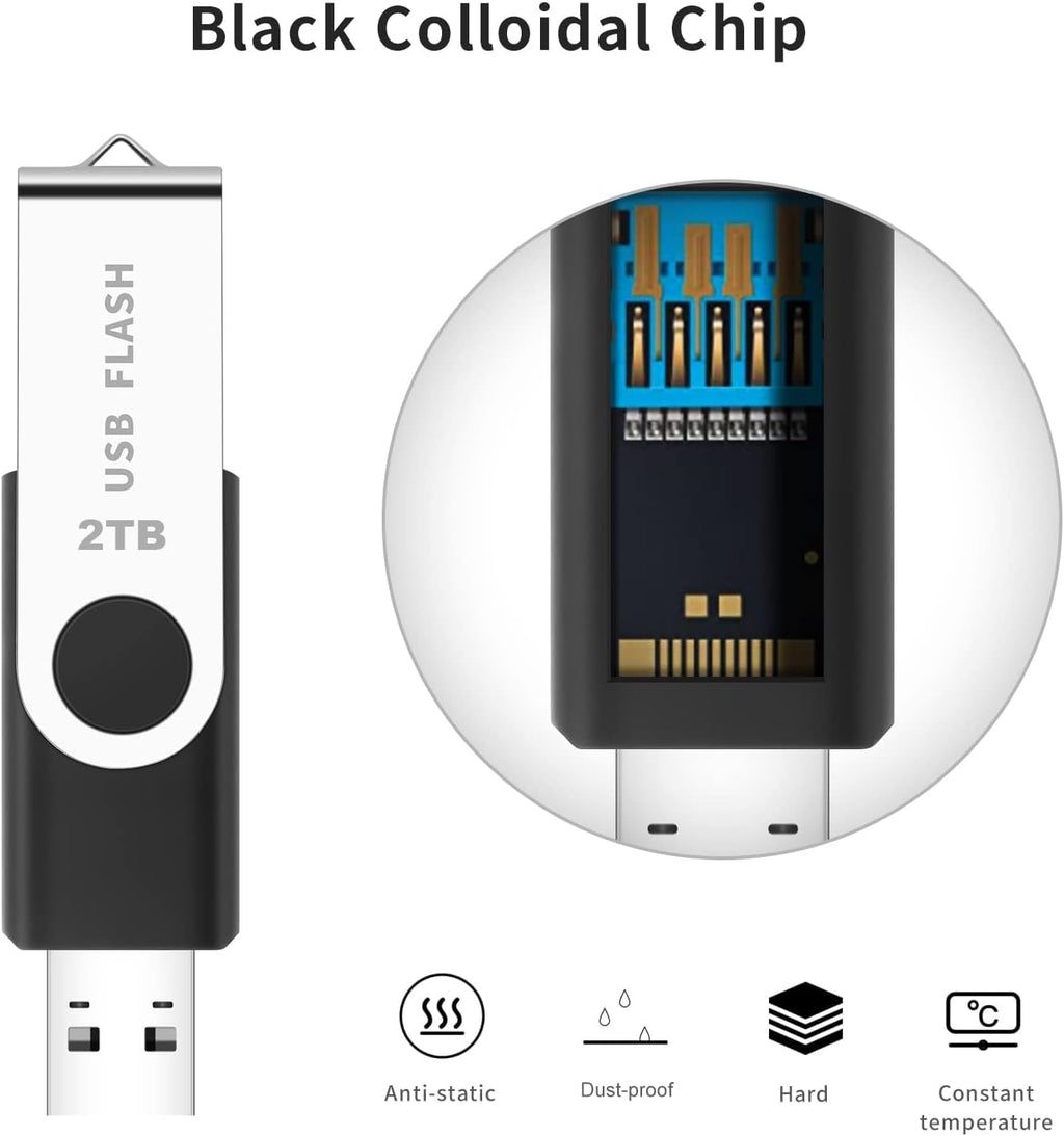 2TB USB Flash Drive Pack of 2 D7166