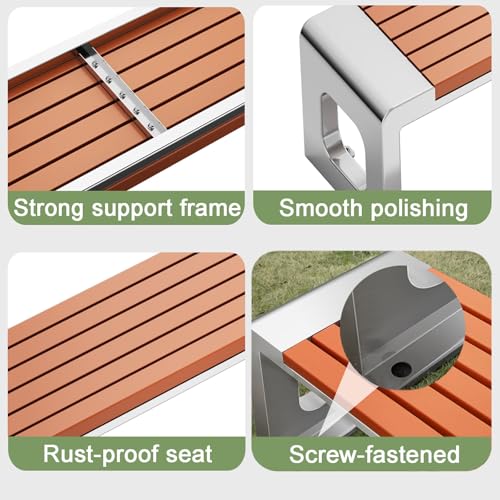 Metal Bench for Outdoors (120cm/47in) R7011