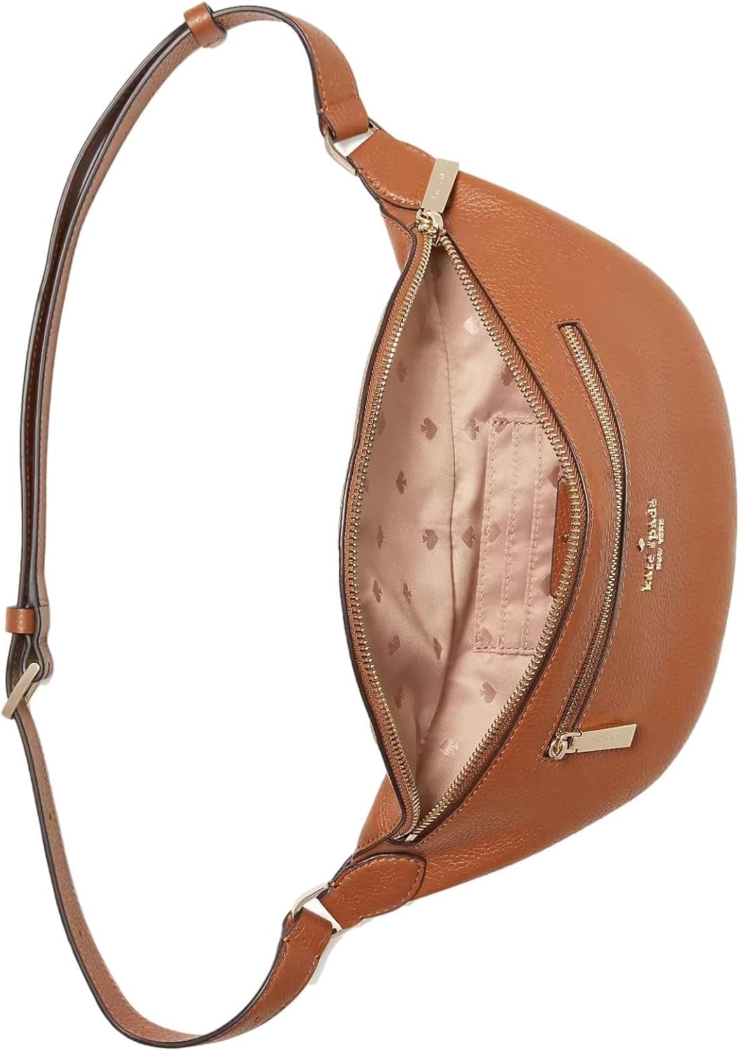 Leather Belt Bag Fanny Pack in Warm Gingerbread K47775