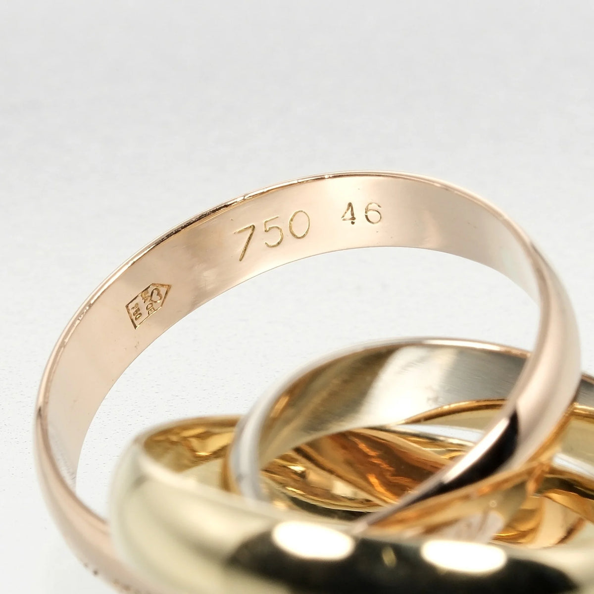 Trinity Ring K18 Gold Q212