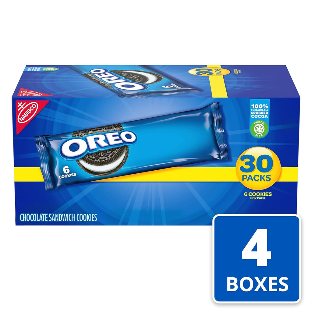 120 Snack Packs Chocolate Sandwich Cookies P471561