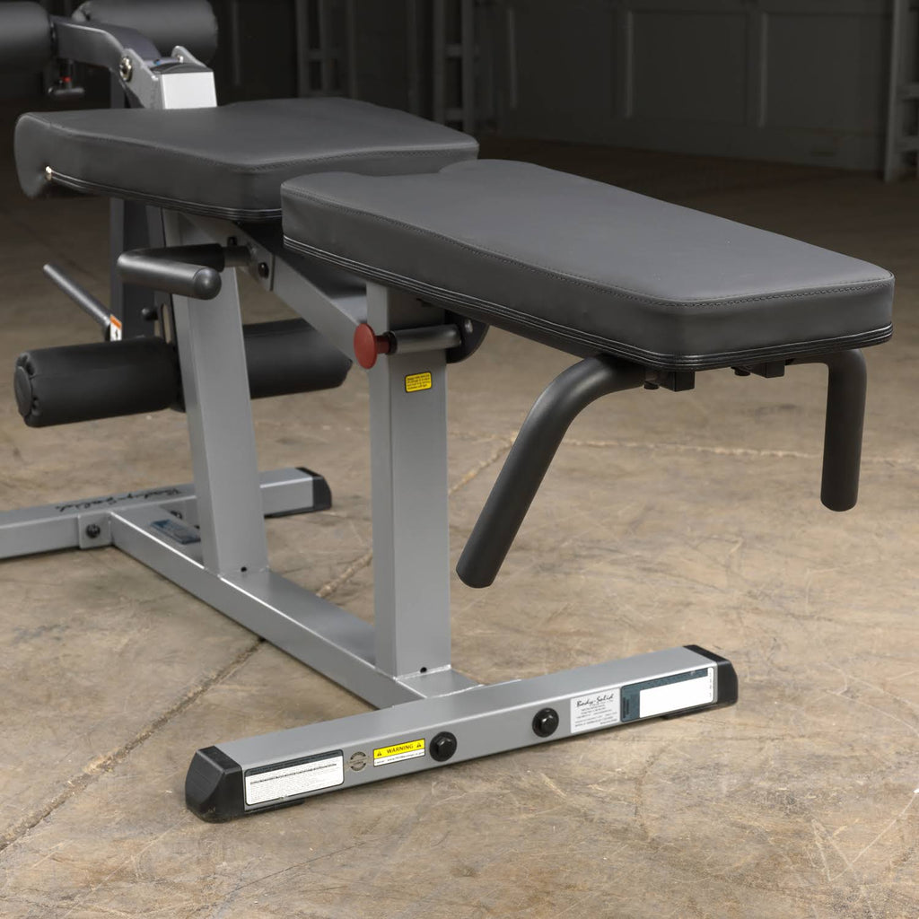 Seated Leg Extension and Supine Curl X9841