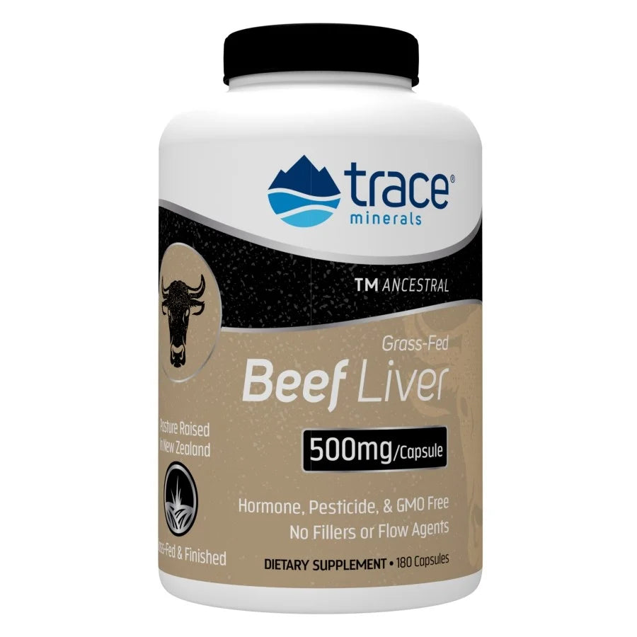 3000 mg Beef Liver Capsules, 180 Count Q4646