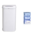 Stainless Steel Lavender Scented Diaper Pail with 36 Refill Bags N208