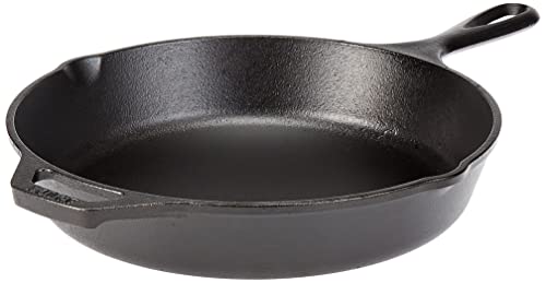 12 Inch Seasoned Cast Iron Skillet with Assist Handle I98599