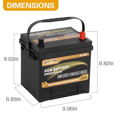 AGM Battery BCI Group 35 650CCA G919245