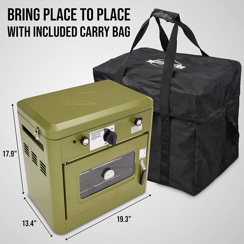 2 Burner Portable Propane Camping Stove with Carry Bag G34532