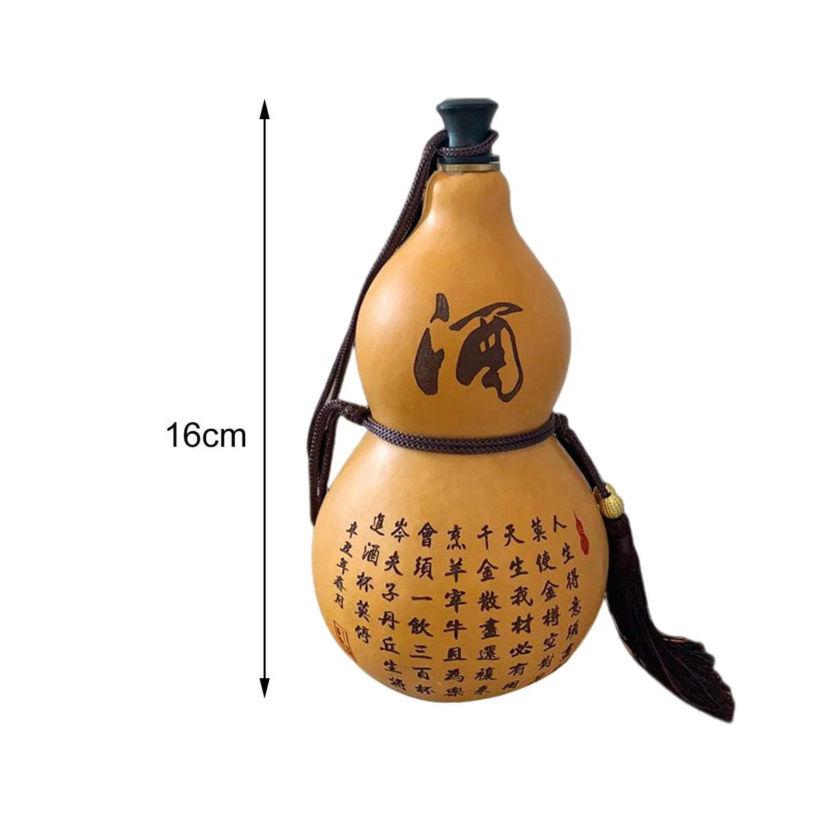Portable Gourd Water Bottle Calabash Kettle Teapot W175800