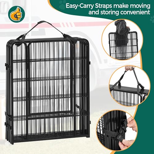 8 Panels Metal Dog Playpen S6110