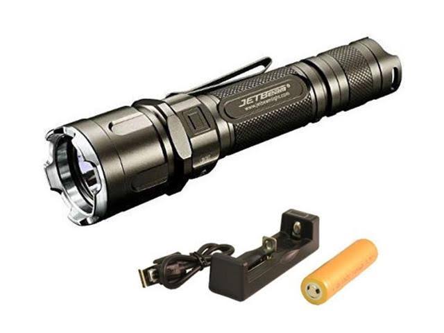 Super Bright Cree XP-L LED 1100 Lumens Flashlight with 18650 Rechargeable Battery and USB C L777