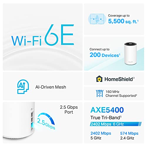 AXE5400 Tri-Band WiFi 6E Mesh System 2-Pack B19700