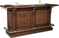 Hampton Cherry Finish Bar with 25 Wine Bottle Storage Y15193