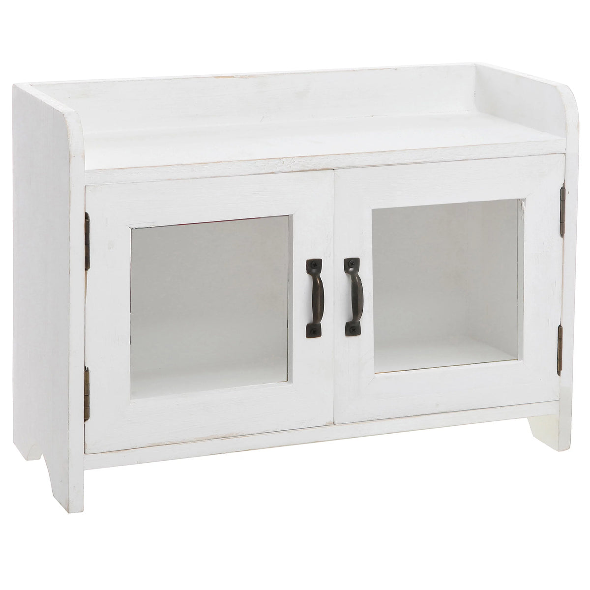 Antique White Wood Cabinet Organizer C6525