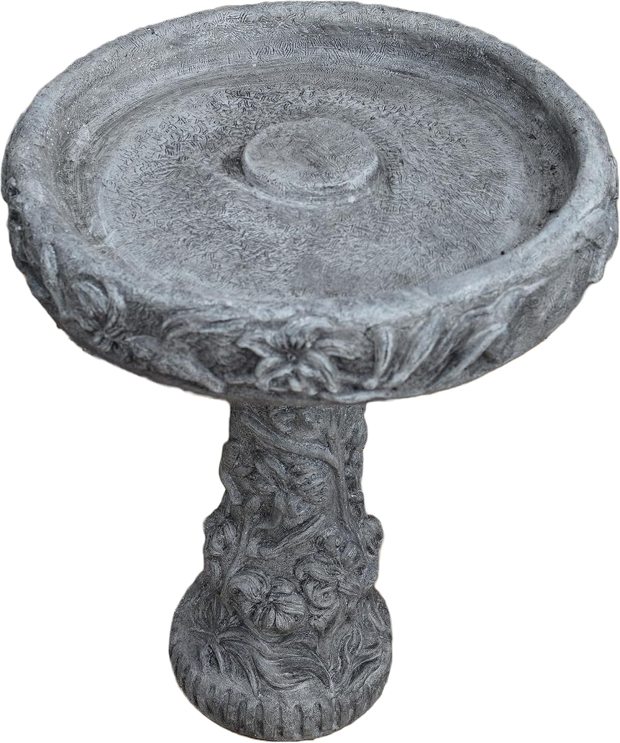 PreAged 27in Tall Birdbath D462