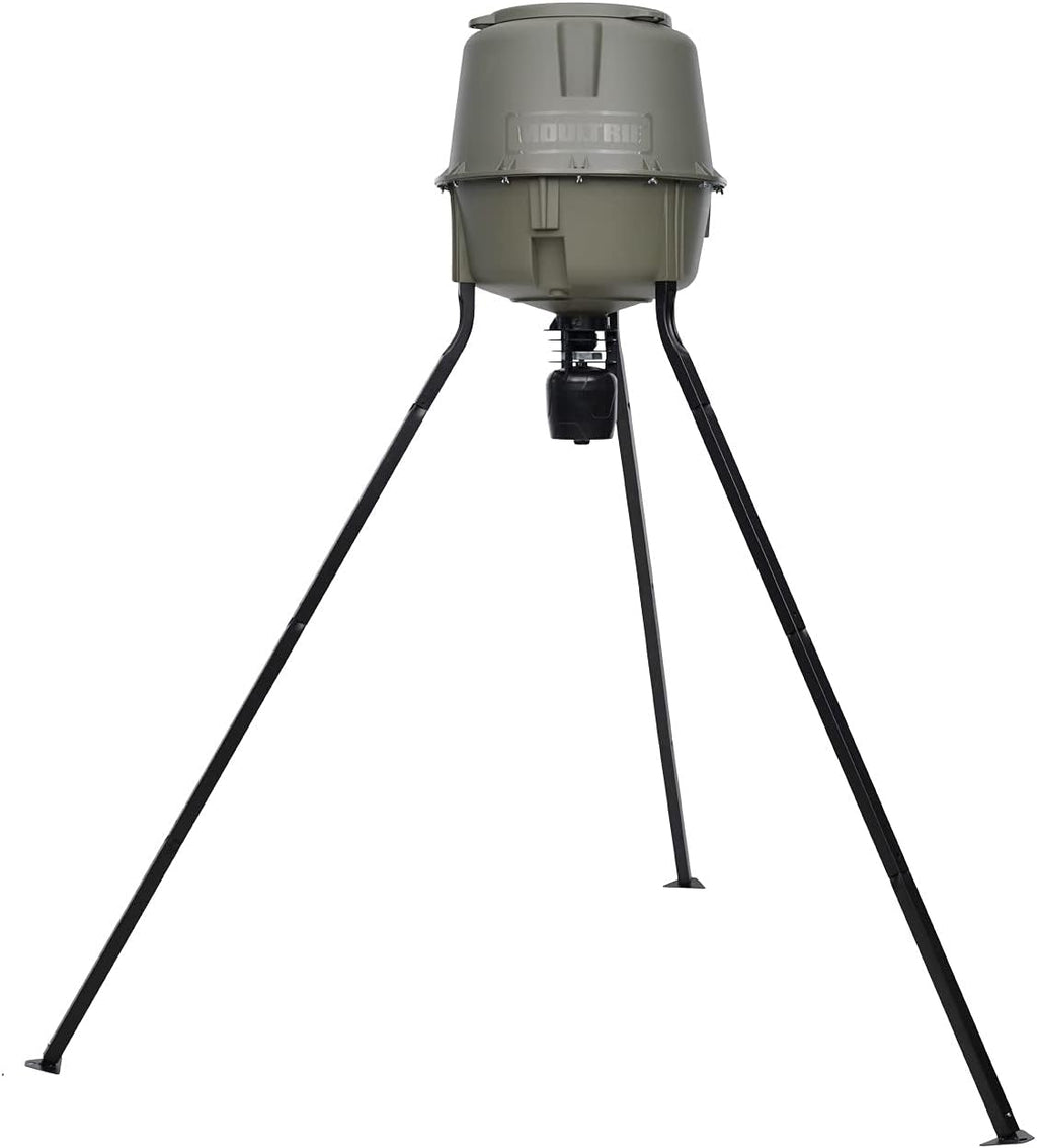 30 Gallon Molded Plastic Deer Feeder Tripod M5134