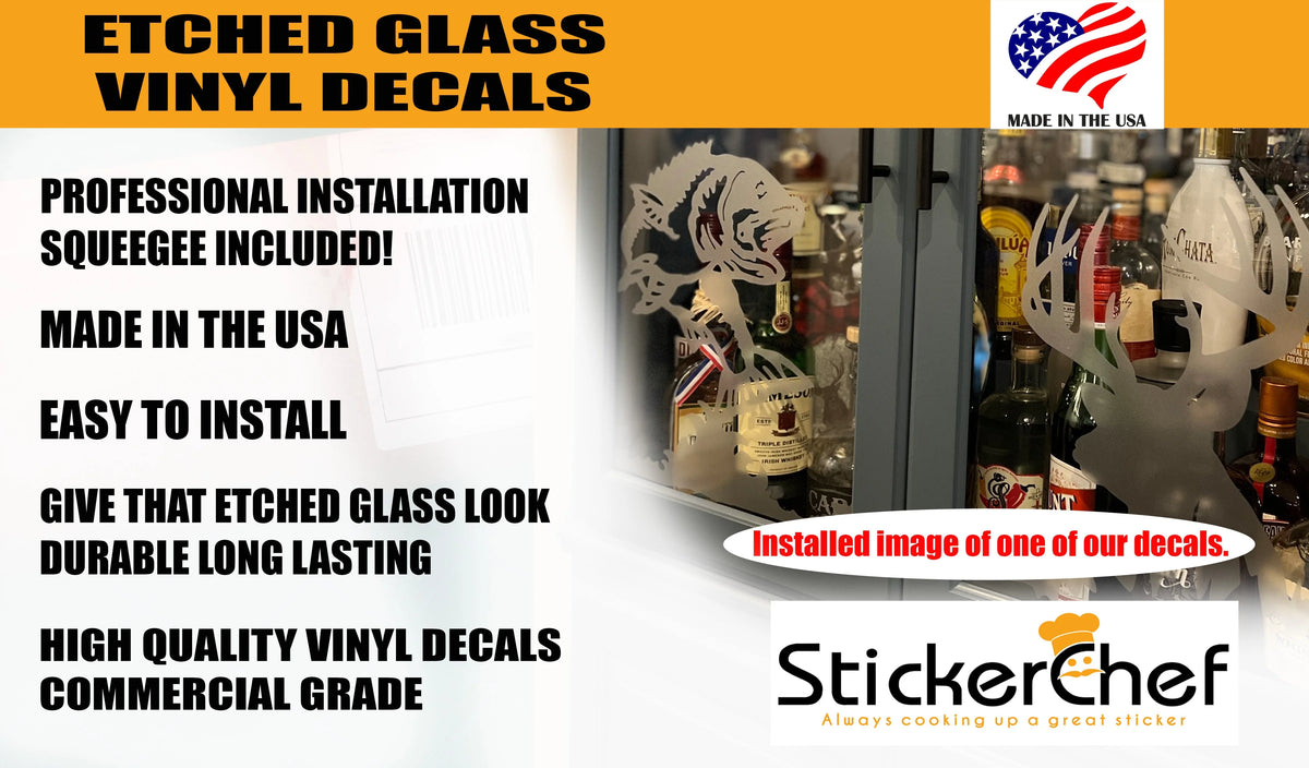DIY Etched Glass Vinyl Privacy Film U258477