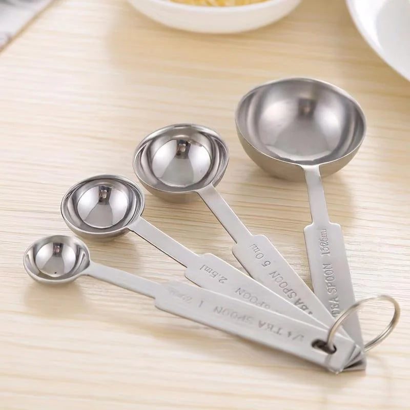 Stainless Steel Measuring Spoons and Measuring Cups N8276