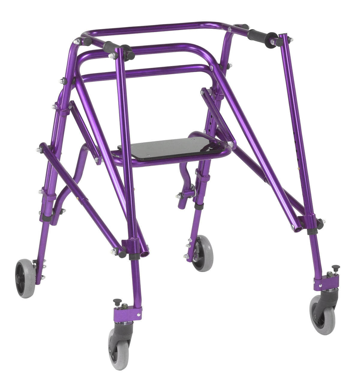 Lightweight Posterior Walker with Seat, Large, Wizard Purple Z7201