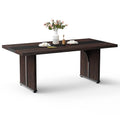 Brown Rectangle Large Wood Dining Table R687781