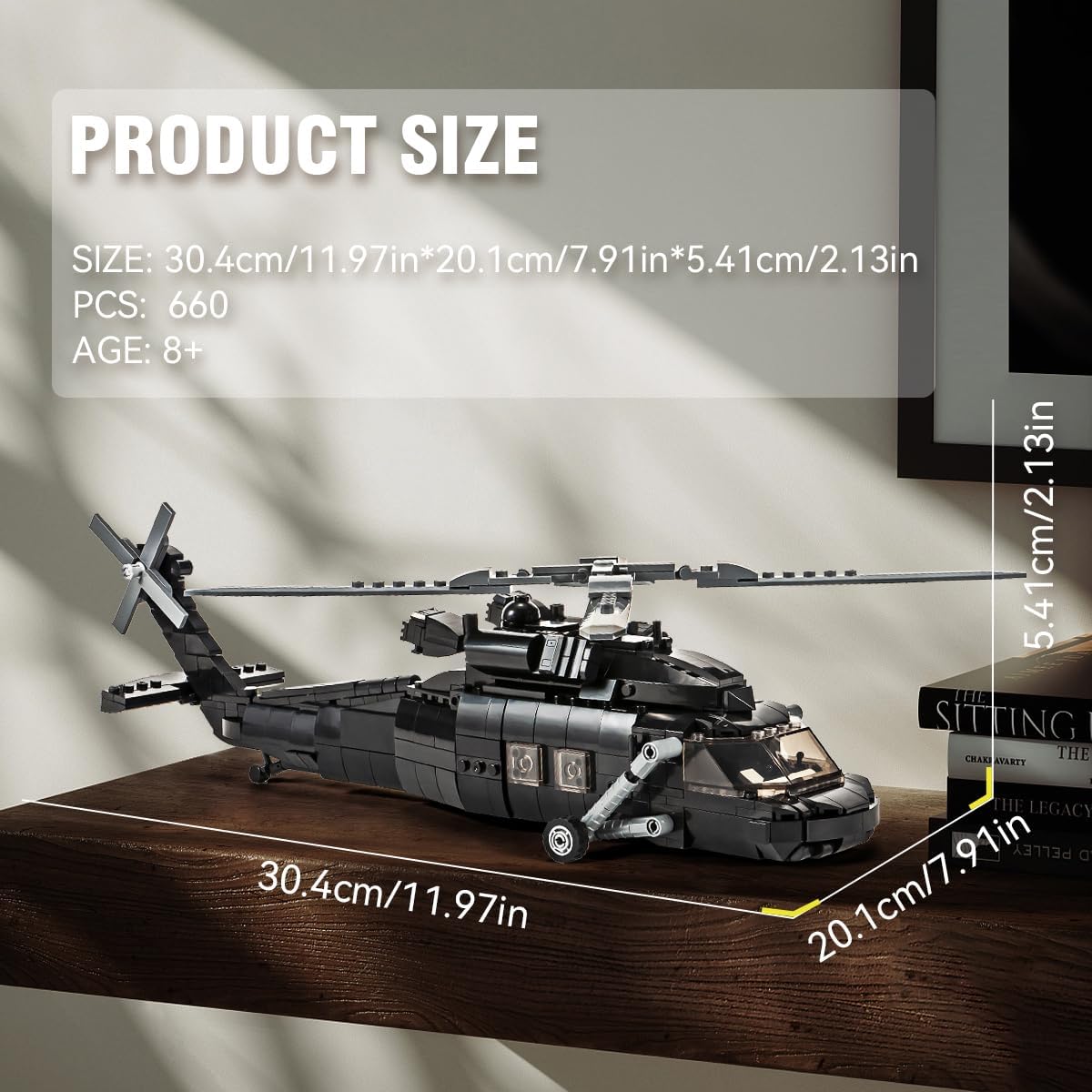 700 Pieces Military Helicopter Building Bricks Set K203122