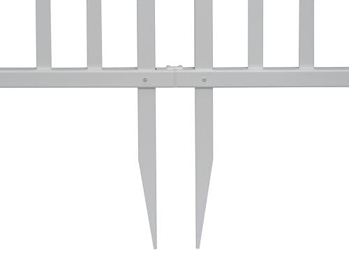 White Vinyl Picket Fence Kit 2.5 ft. H x 3.5 ft. W 2 Fence Panels O34696
