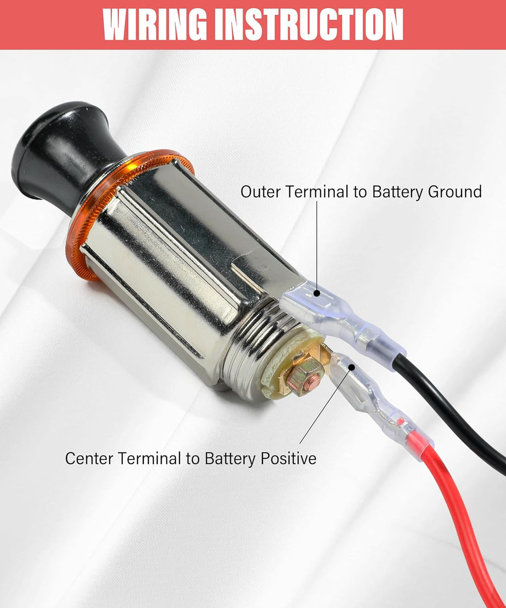 12V Car Cigarette Lighter with Cable V95299