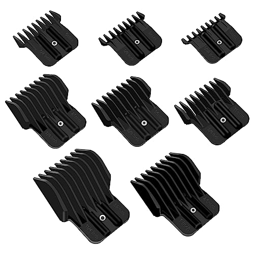 4 Pack Clipper Guards, 1/16", 1/8", 1/4", 3/8", Black D4462