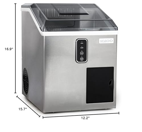 Stainless Steel Electric Countertop Ice Maker Machine W9489